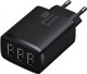 Baseus Φορτιστής Χωρίς Καλώδιο με 3 Θύρες USB-A 17W Μαύρος (CCXJ020101) (BASCCXJ020101)