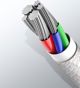 Baseus High Density Braided Cable Type-C to Lightning, PD,  20W, 1m (Black)