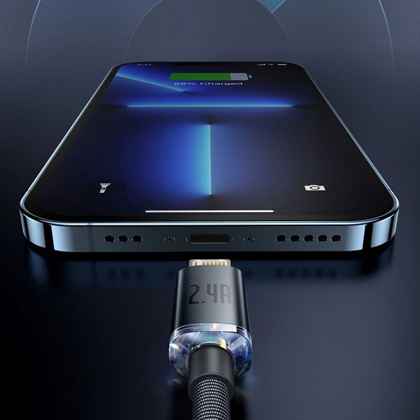 Καλώδιο USB Baseus USB-A - Lightning 1.2 m Μπλε (BSU3027BLU)