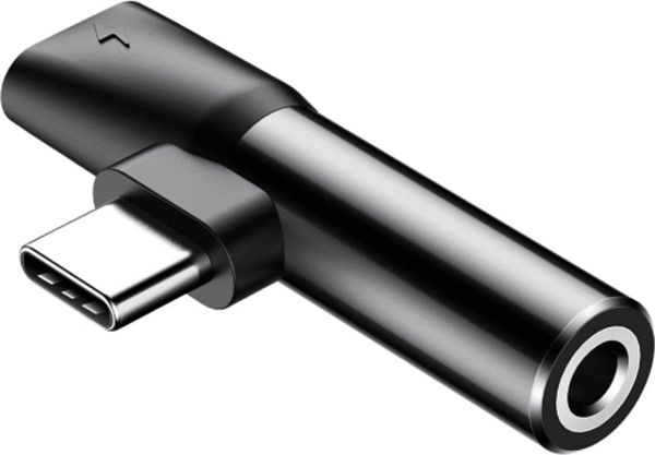Βάσεις Audio Adapter USB-C σε Mini Jack 3.5mm + USB-C Μαύρο (CATL41-01) (BASCATL41-01)