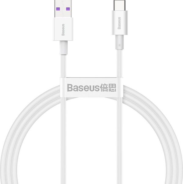 Baseus Superior Series Cable USB to USB-C, 66W, 1m (white)