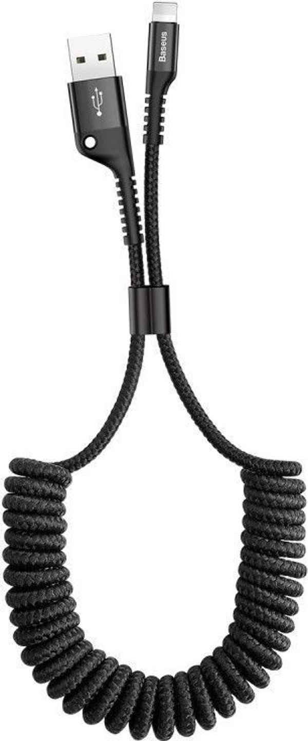 Καλώδιο USB Baseus USB-A - Lightning 1 m Μαύρο (CALSR-01)