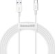 Baseus Superior USB 2.0 Cable USB-C male - USB-A male Λευκό 2m (CATYS-A02) (BASCATYSA02)