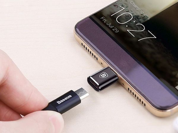 Baseus Μετατροπέας USB-C male σε micro USB female (CAMOTG-01) (BASCAMOTG-01)