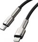 Καλώδιο USB Baseus USB-C - Lightning 0.25 m Μαύρο (CATLJK-01)