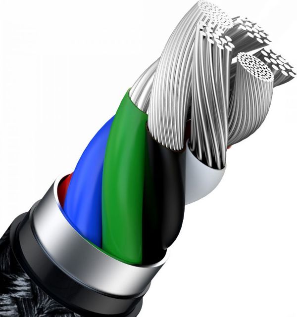 Καλώδιο USB Baseus USB-C - Lightning 0.25 m Μαύρο (CATLJK-01)
