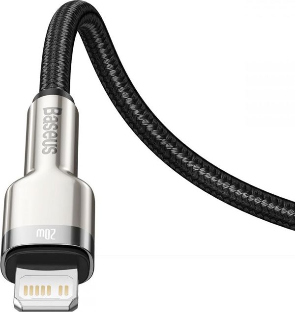 Καλώδιο USB Baseus USB-C - Lightning 0.25 m Μαύρο (CATLJK-01)