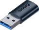 Προσαρμογέας USB Baseus Ingenuity OTG USB-C - USB Μπλε (ZJJQ000103)