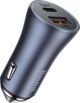Baseus Golden Contactor Pro car charger, USB + USB-C, QC4.0+, PD, SCP, 40W (gray)