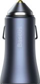 Baseus Golden Contactor Pro car charger, USB + USB-C, QC4.0+, PD, SCP, 40W (gray)