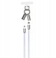 Devia 2σε1 Λουράκι 27W USB-C - Lightning Καλώδιο 1.2m