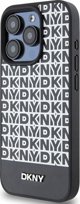 DKNY DKNY DKHMP15XPSOSPK iPhone 15 Pro Max 6.7" μαύρη σκληρή θήκη Δερμάτινο Τυπωμένο Σχέδιο Μεταλλικό Λογότυπο MagSafe