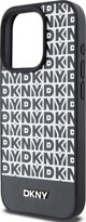DKNY DKNY DKHMP15XPSOSPK iPhone 15 Pro Max 6.7" μαύρη σκληρή θήκη Δερμάτινο Τυπωμένο Σχέδιο Μεταλλικό Λογότυπο MagSafe