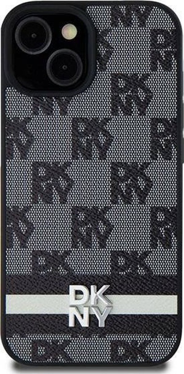 DKNY Θήκη Dkny Dkhcs24Mpcptssk S24+ S926 Σκληρή Θήκη Δερμάτινη Καρό Μοτίβο & Τυπωμένες Ρίγες