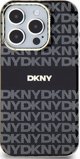 Case APPLE IPHONE 15 PRO DKNY Hardcase IML Mono & Stripe MagSafe (DKHMP15LHRHSEK) black