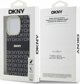 Case APPLE IPHONE 15 PRO DKNY Hardcase IML Mono & Stripe MagSafe (DKHMP15LHRHSEK) black