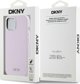 DKNY θήκη για iPhone 15 6,1" DKHMP15SSMCHLP ροζ HC Magsafe σιλικόνης με οριζόντιο μεταλλικό λογότυπο 3666339265854