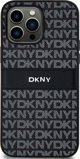 DKNY DKNY DKHCS24LPRTHSLK S24 Ultra S928 μαύρη σκληρή θήκη Δέρμα Μονό Ριγέ & Μεταλλικό Λογότυπο