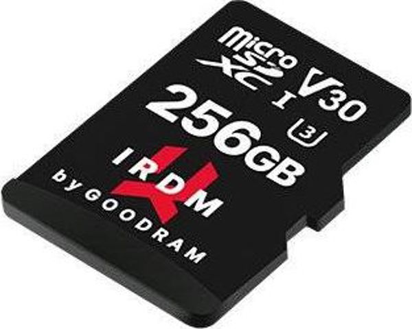 Κάρτα GoodRam IRDM MicroSDXC 256 GB Class 10 UHS-I/U3 V30 (IR-M3AA-2560R12)