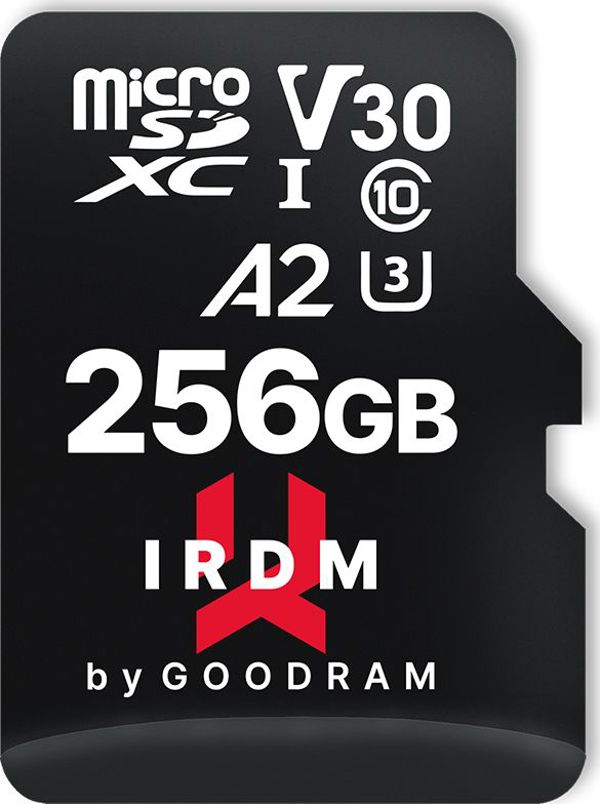 Κάρτα Goodram IRDM M2AA MicroSDXC 256 GB Class 10 UHS-I/U3 A2 V30 (IR-M2AA-2560R12)