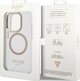 Guess case for iPhone 14 Pro Max 6,7" GUHMP14XHTRMD gold HC Magsafe Metal Outline 3666339069735
