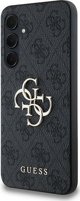 Guess Etui Guess GUHCSA354GMGGR Samsung Galaxy A35 θήκη σκληρή 4G Μεγάλο Μεταλλικό Λογότυπο μαύρο/black