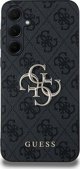 Guess Etui Guess GUHCSA354GMGGR Samsung Galaxy A35 θήκη σκληρή 4G Μεγάλο Μεταλλικό Λογότυπο μαύρο/black