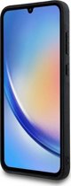 Guess Etui Guess GUHCSA354GMGGR Samsung Galaxy A35 θήκη σκληρή 4G Μεγάλο Μεταλλικό Λογότυπο μαύρο/black