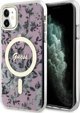 Guess Θήκη Guess GUHMN61HCFWSP Apple iPhone 11/XR ροζ σκληρή θήκη Flower MagSafe
