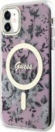 Guess Θήκη Guess GUHMN61HCFWSP Apple iPhone 11/XR ροζ σκληρή θήκη Flower MagSafe