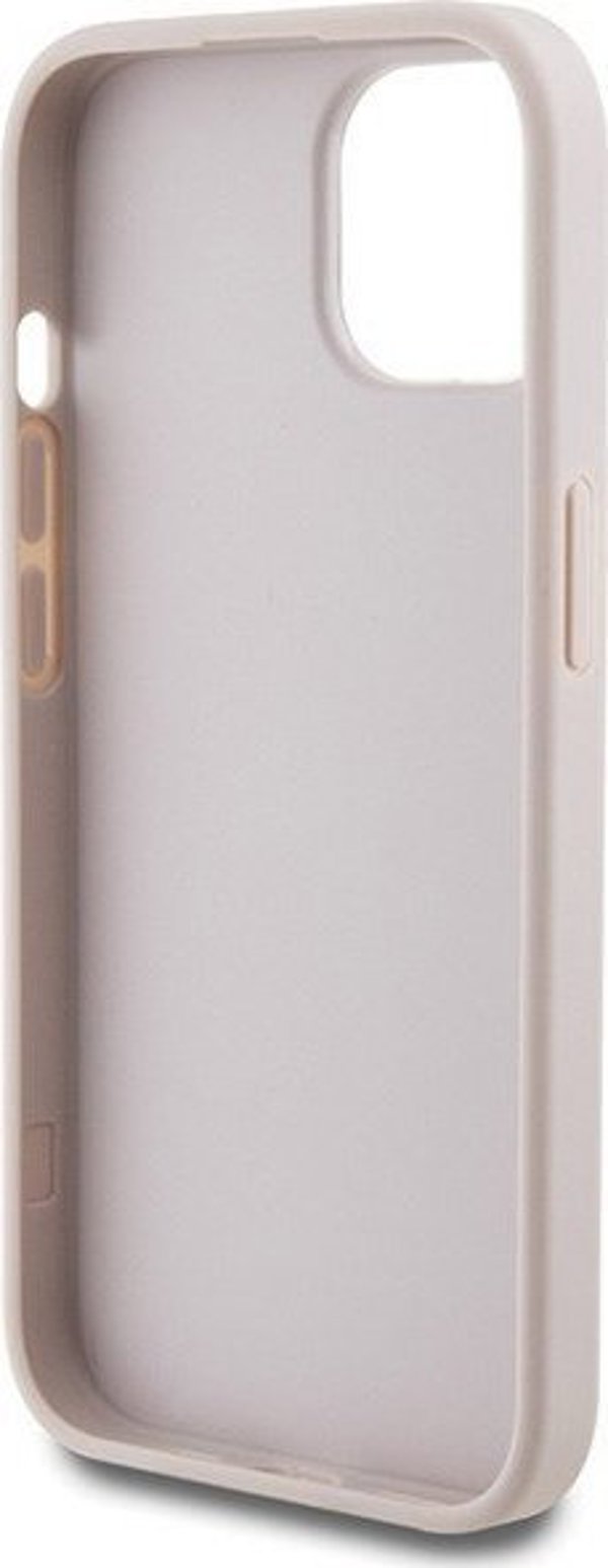 Guess Guess GUHCP15SG4GFPI iPhone 15 6.1" ροζ σκληρή θήκη 4G Metal Gold Logo
