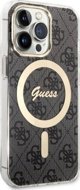 Guess Σετ Guess GUBPP13LH4EACSK Θήκη+ Φορτιστής iPhone 13 Pro μαύρη/μαύρη σκληρή θήκη 4G Print MagSafe NoSize