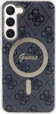 Guess Θήκη Guess GUHMS23SH4STK Samsung Galaxy S23 μαύρο/black σκληρή θήκη 4G MagSafe