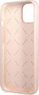 Guess case for iPhone 13 6,1" GUHCP13MSLTGP pink hard case Silicone Triangle Logo 3666339041007