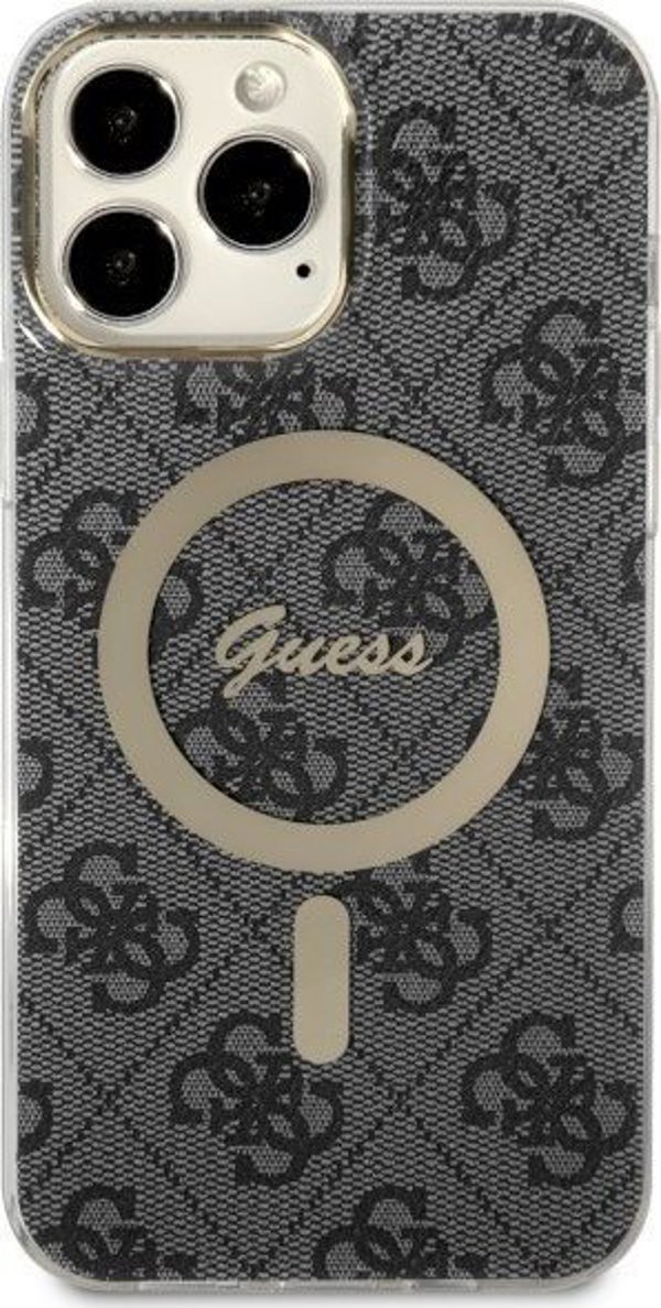 Guess Θήκη Guess GUHMP13XH4STK Apple iPhone 13 Pro Max μαύρο/black σκληρή θήκη 4G MagSafe