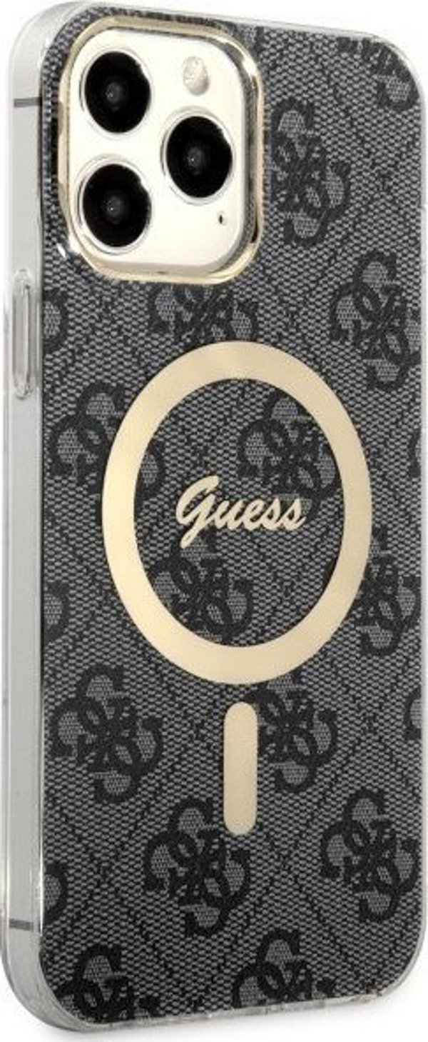 Guess Θήκη Guess GUHMP13XH4STK Apple iPhone 13 Pro Max μαύρο/black σκληρή θήκη 4G MagSafe