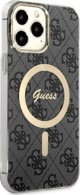 Guess Θήκη Guess GUHMP13XH4STK Apple iPhone 13 Pro Max μαύρο/black σκληρή θήκη 4G MagSafe