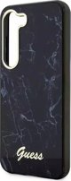 Guess case for Samsung Galaxy S23 GUHCS23SPCUMAK black HC PU/TPU Marble 3666339117375
