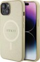 Guess Guess GUHMP15MPSAHMCB iPhone 15 Plus / 14 Plus 6.7" χρυσό/gold σκληρή θήκη Saffiano MagSafe