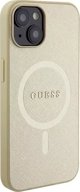 Guess Guess GUHMP15MPSAHMCB iPhone 15 Plus / 14 Plus 6.7" χρυσό/gold σκληρή θήκη Saffiano MagSafe