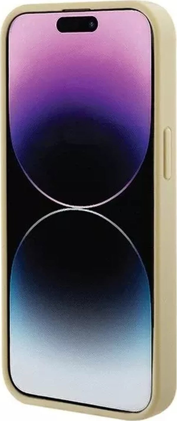 Guess Guess GUHMP15MPSAHMCB iPhone 15 Plus / 14 Plus 6.7" χρυσό/gold σκληρή θήκη Saffiano MagSafe