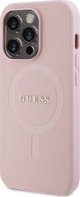 Guess Guess GUHMP13XPSAHMCP iPhone 13 Pro Max 6,7" ροζ σκληρή θήκη Saffiano MagSafe