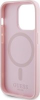 Guess Guess GUHMP13XPSAHMCP iPhone 13 Pro Max 6,7" ροζ σκληρή θήκη Saffiano MagSafe
