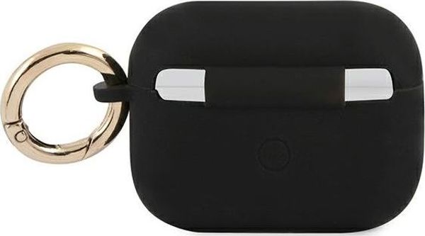 Guess Θήκη προστασίας GUAPSSSK Silicone Vintage Script για AirPods Pro μαύρη