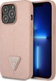 Θήκη Guess για iPhone 14 Pro 6,1" ροζ σκληρή θήκη SaffianoTriangle Logo
