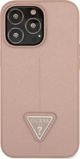 Θήκη Guess για iPhone 14 Pro 6,1" ροζ σκληρή θήκη SaffianoTriangle Logo