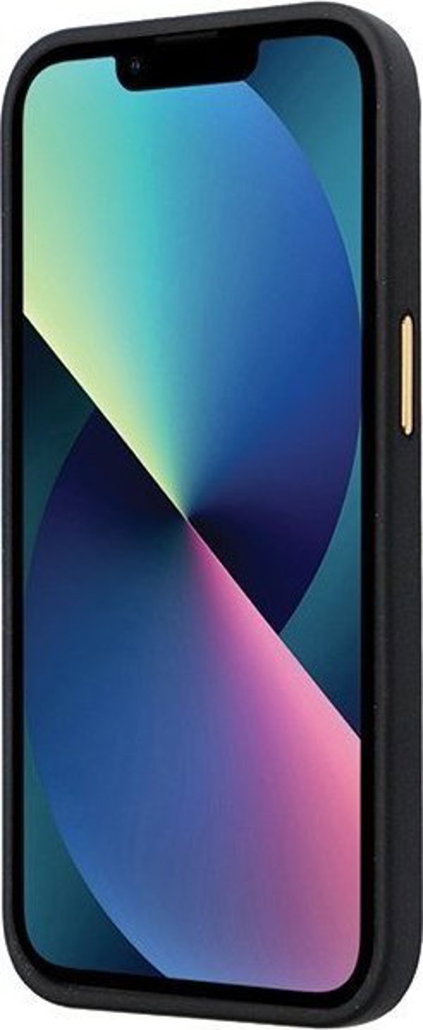 Guess Guess GUHCP13LM4DGPK iPhone 13 Pro / 13 6.1" μαύρη σκληρή θήκη σιλικόνης με λογότυπο Strass 4G