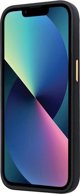 Guess Guess GUHCP13LM4DGPK iPhone 13 Pro / 13 6.1" μαύρη σκληρή θήκη σιλικόνης με λογότυπο Strass 4G