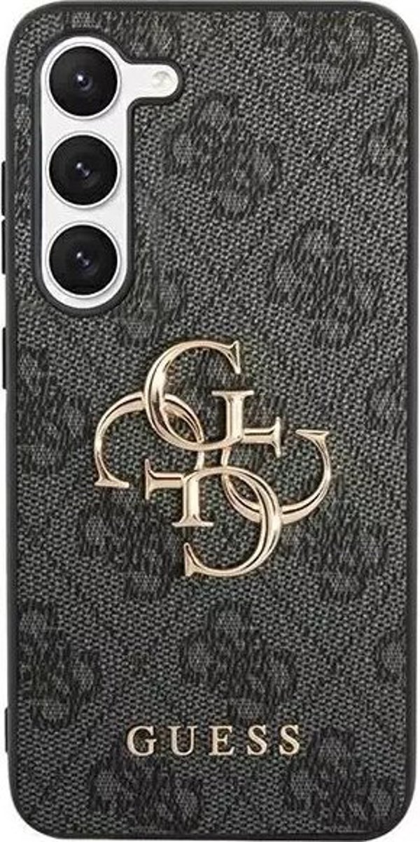 Case SAMSUNG GALAXY S24 ULTRA Guess Hardcase 4G Big Metal Logo (GUHCS24L4GMGGR) black 3666339241209
