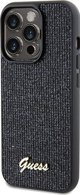 Guess case for iPhone 14 Pro 6,1" GUHCP14LPMSDGSK HC PU DISCO SCRIPT METAL BLACK 3666339173418